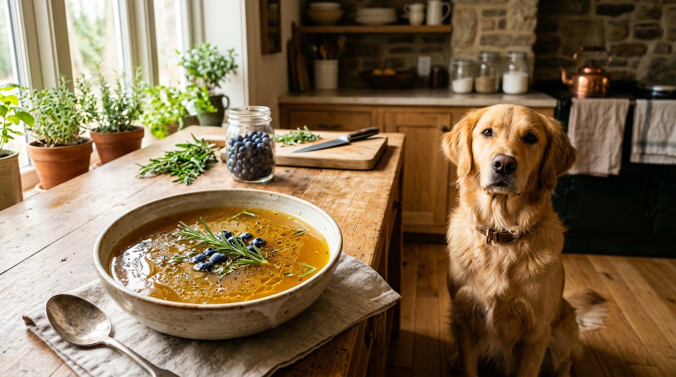 bone broth for dogs benefits and recipe